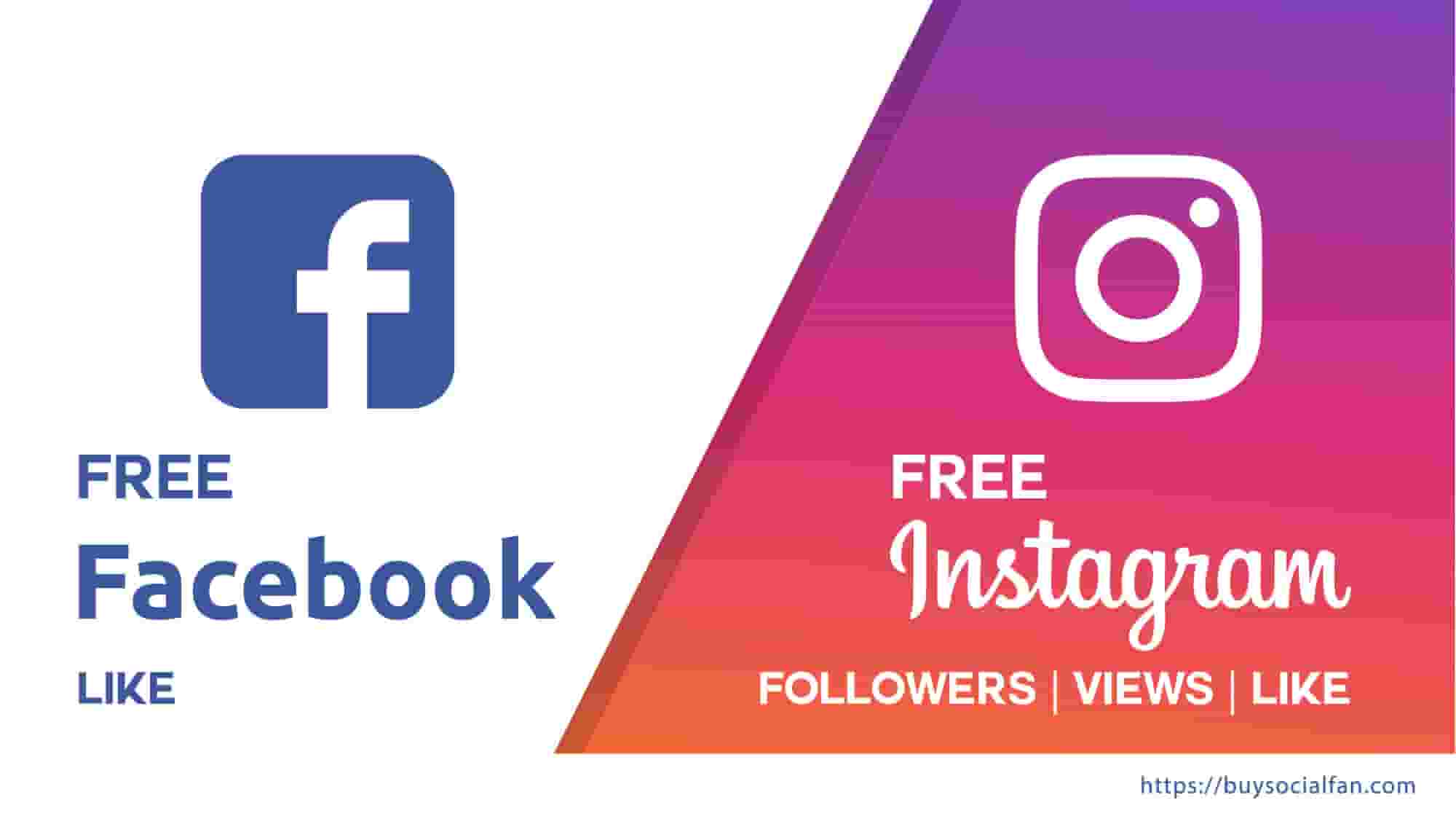 Free Facebook Likes, Free Instagram Likes, Free Instagram Views, Free social media services