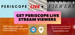 Get periscope live stream viewers